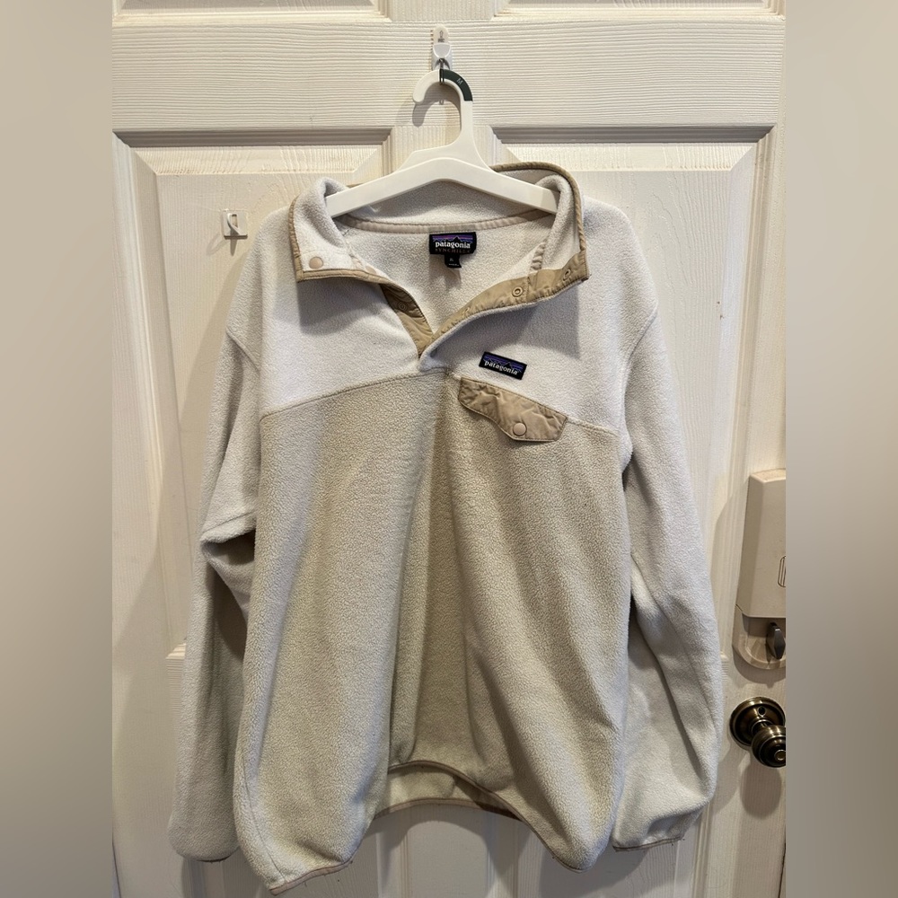 PATAGONIA - white and beige jacket size XL